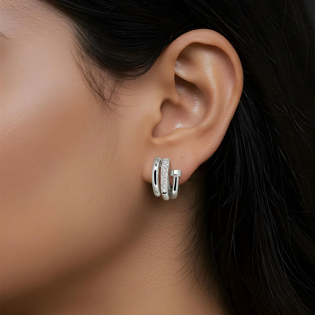 Aria Curve Hoops