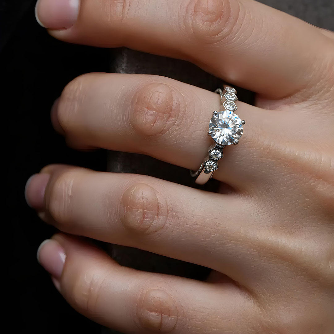 Eira Moissanite Ring