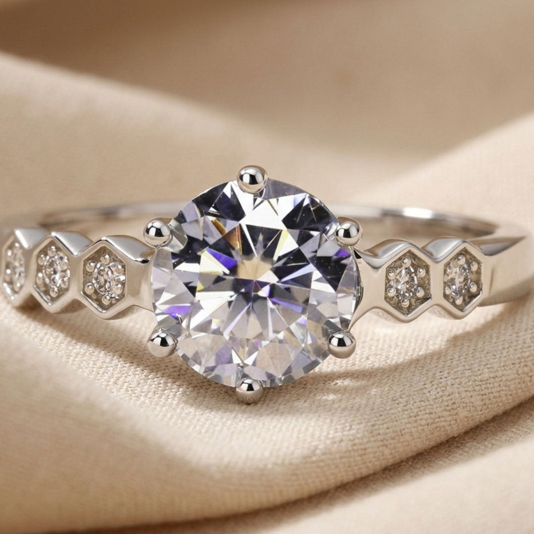 Eira Moissanite Ring