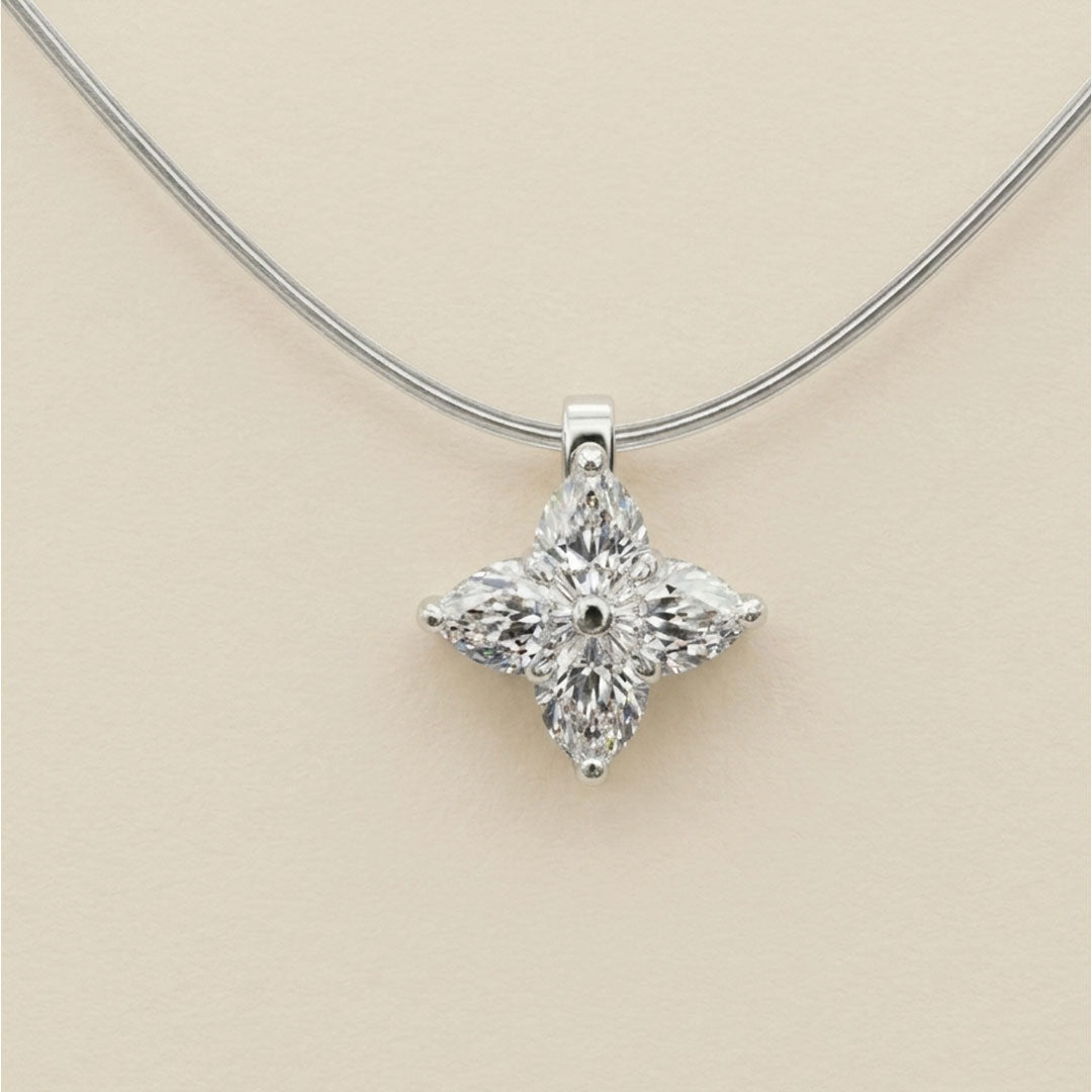 Starlit Lilium - 925 Silver Pendant