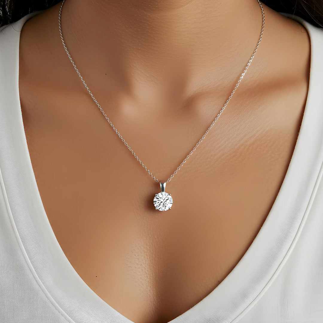 Eterna Solitaire Necklace