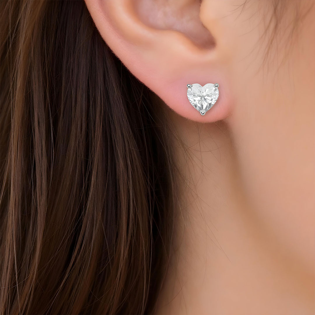 Myra Heart Studs