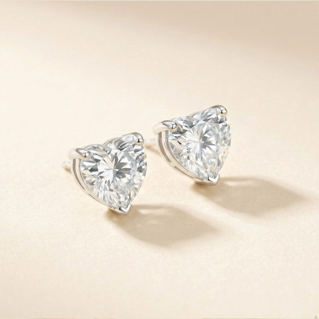 Myra Heart Studs